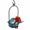 Botanica Lunch Pail Hummingbird Feeder, Blue -US Poultry Supplies Sales Store botanica lunch pail blue hummingbird feeder 00 01 25 bird feeders parasol birdhousesandbaths 956