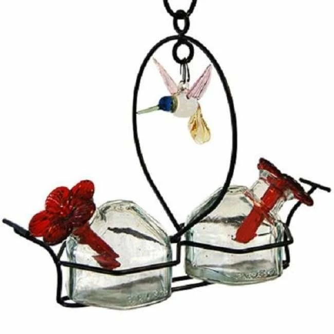 Bouquet-2 Deluxe Hummingbird Feeder With Ornament 3 Bouquet-2 Deluxe Hummingbird Feeder With Ornament