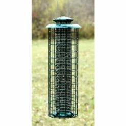 Caged Screen Tube Bird Feeder