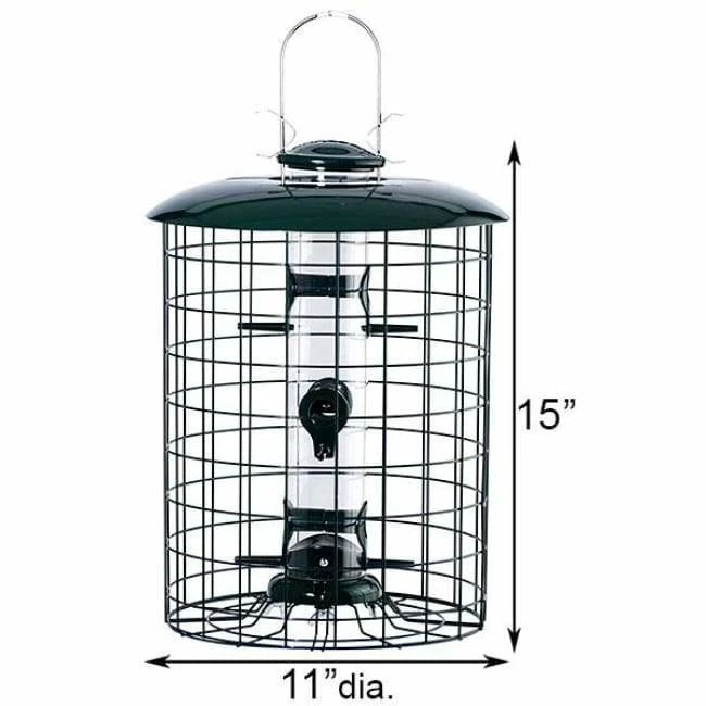 Caged Seed Tube Bird Feeder 4 Caged Seed Tube Bird Feeder - Image 2