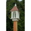 Camellia Bird Feeder With Hammered Copper Colored Metal Roof 2 Camellia Bird Feeder With Hammered Copper Colored Metal Roof -US Poultry Supplies Sales Store camellia bird feeder hammered copper colored metal roof 125 01 150 00 feeders wing prayer birdhousesandbaths 644