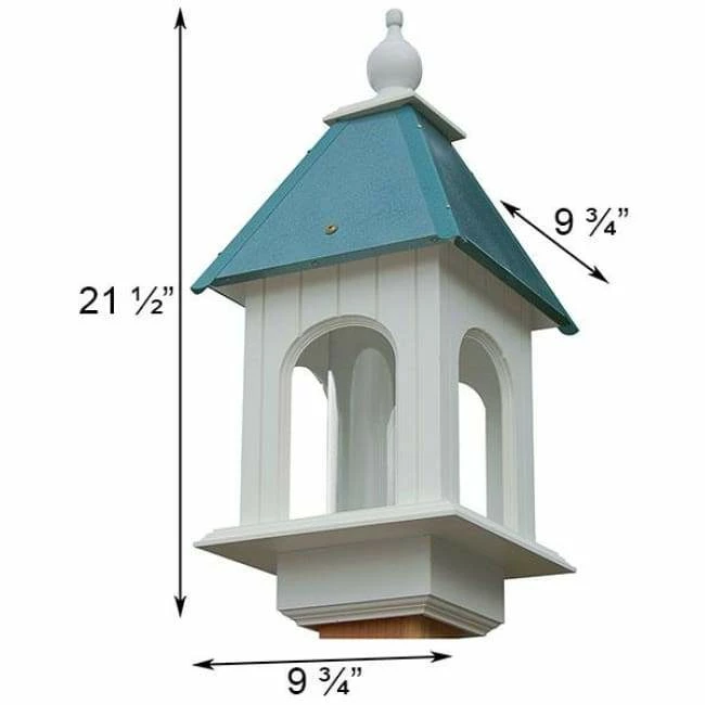 Camellia Bird Feeder With Verdigris Roof 4 Camellia Bird Feeder With Verdigris Roof - Image 2