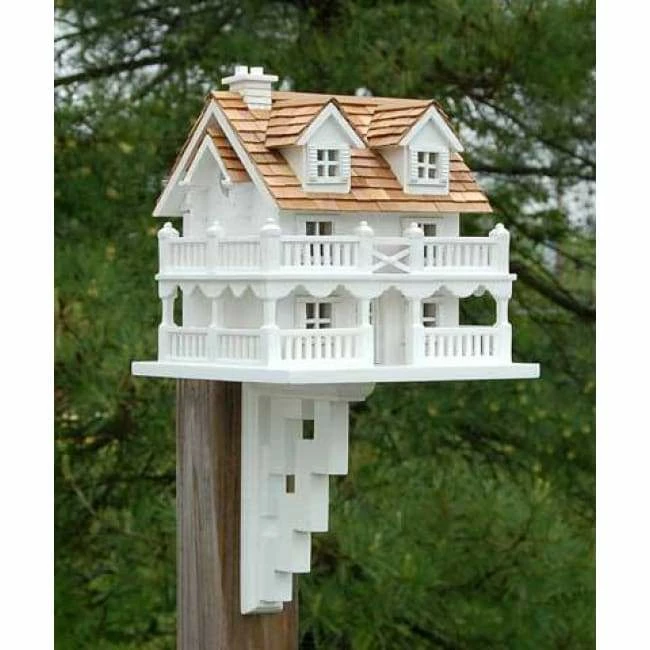 Cape Cod Bird House With Bracket 3 Cape Cod Bird House With Bracket