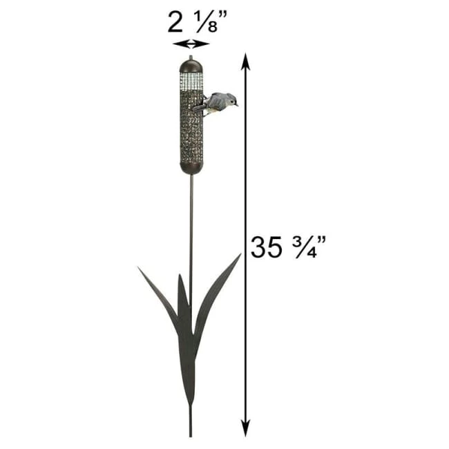 Cattail Staked Bird Feeder 4 Cattail Staked Bird Feeder - Image 2
