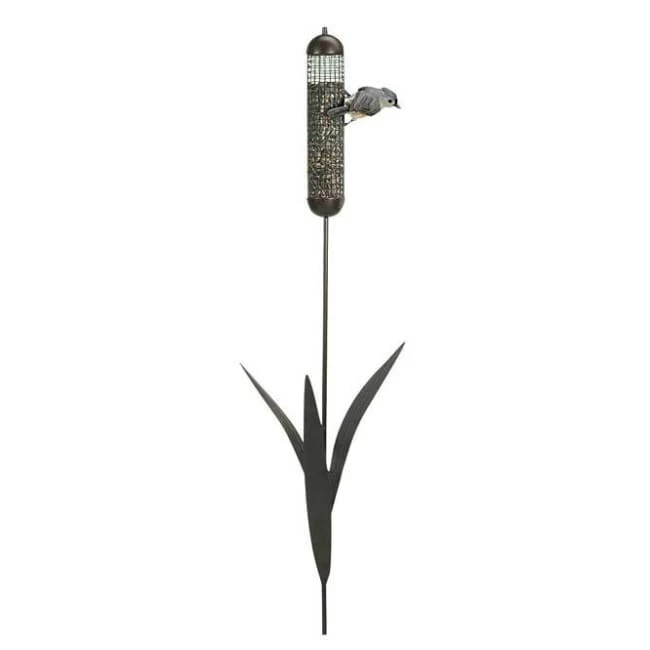 Cattail Staked Bird Feeder 3 Cattail Staked Bird Feeder