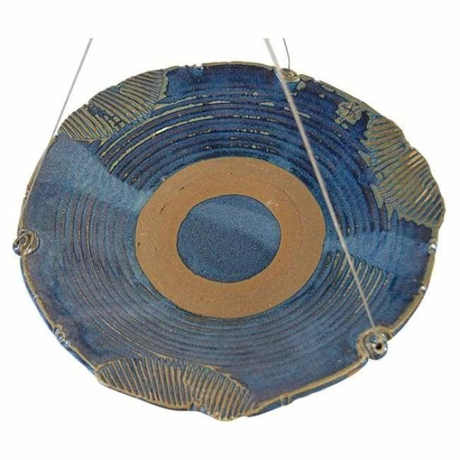 Ceramic Medium Bird Bath, French Blue 5 Ceramic Medium Bird Bath, French Blue - Image 3