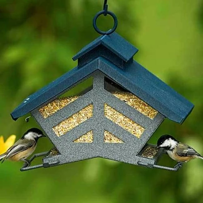 Chalet Deluxe Double Sided Bird Feeder 5 Chalet Deluxe Double Sided Bird Feeder - Image 3