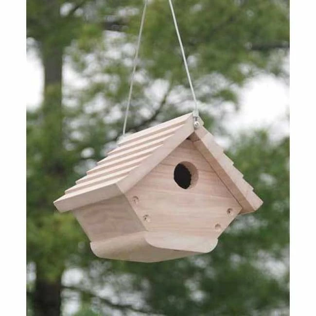 Classic Hanging Wren Houses - 4 Pack 3 Classic Hanging Wren Houses - 4 Pack