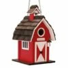 Classic Red Barn Bird House 2 Classic Red Barn Bird House -US Poultry Supplies Sales Store classic red barn bird house 25 01 50 00 home bazaar birdhousesandbaths 728