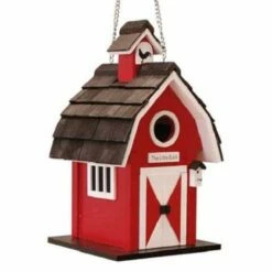 Classic Red Barn Bird House