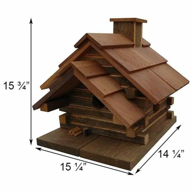 Conestoga Log Cabin Bird House 4 Conestoga Log Cabin Bird House - Image 2