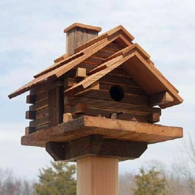 Conestoga Log Cabin Bird House 3 Conestoga Log Cabin Bird House