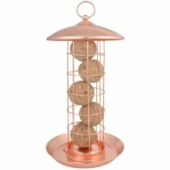 ESSCHERT DESIGN Copper Colored Suet Ball Feeder