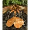 Copper Lotus Dripper Fountain 2 Copper Lotus Dripper Fountain -US Poultry Supplies Sales Store copper lotus dripper fountain 25 01 50 00 bird baths ancient graffiti birdhousesandbaths 458