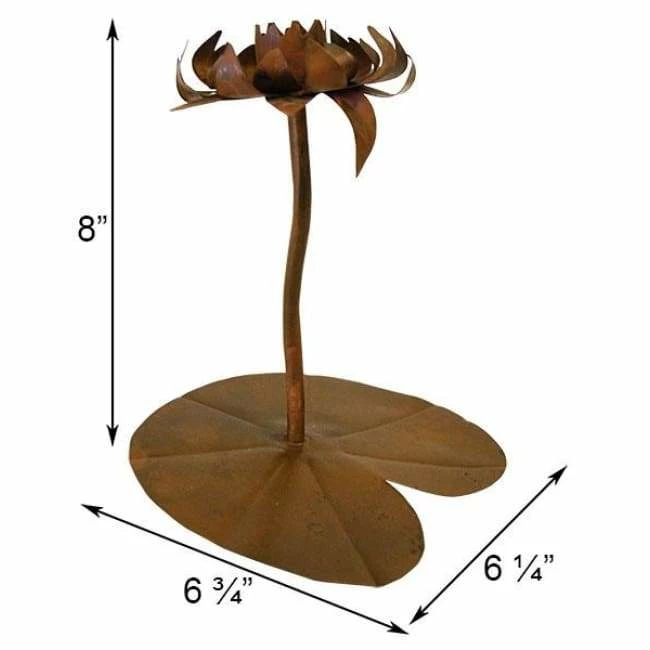 Copper Lotus Dripper Fountain 4 Copper Lotus Dripper Fountain - Image 2