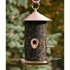 Copper Mixed Seed Mesh Bird Feeder
