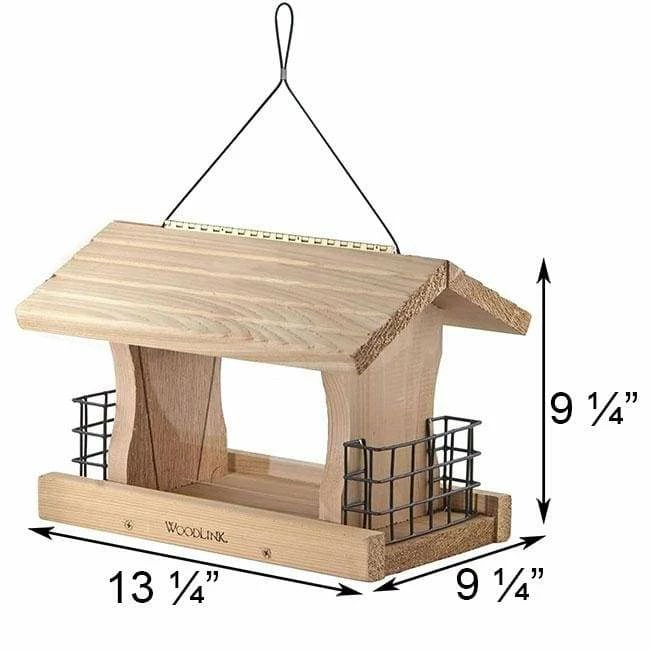 Deluxe Cedar Bird Feeder With Suet Cages 4 Deluxe Cedar Bird Feeder With Suet Cages - Image 2