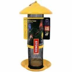 Finch Screen Mesh Yellow Bird Feeder 9 Finch Screen Mesh Yellow Bird Feeder -US Poultry Supplies Sales Store finch screen mesh yellow bird feeder 00 01 25 feeders stokes select birdhousesandbaths 814