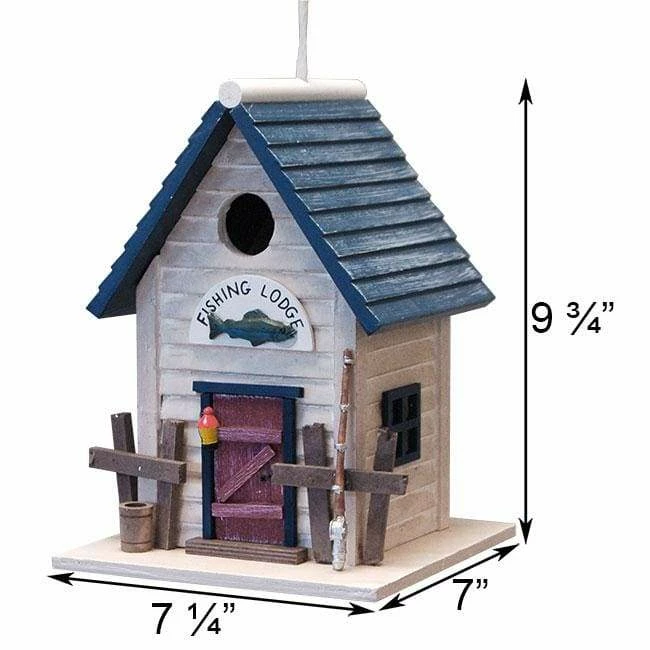 Fishing Lodge Bird House 4 Fishing Lodge Bird House - Image 2