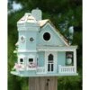 Flower Pot Cottage Bird House, Blue 1 Flower Pot Cottage Bird House, Blue -US Poultry Supplies Sales Store flower pot cottage blue bird house 25 01 50 00 home bazaar birdhousesandbaths 966