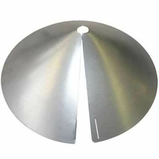 Galvanized Wrap-Around Squirrel Baffle 3 Galvanized Wrap-Around Squirrel Baffle