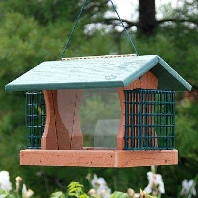 Going Green Premier Bird Feeder With Suet Cages 3 Going Green Premier Bird Feeder With Suet Cages
