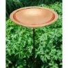 Hammered Copper Colored Metal Bird Bath And Stake 2 Hammered Copper Colored Metal Bird Bath And Stake -US Poultry Supplies Sales Store hammered copper colored metal bird bath stake 50 01 75 00 baths achla birdhousesandbaths 375
