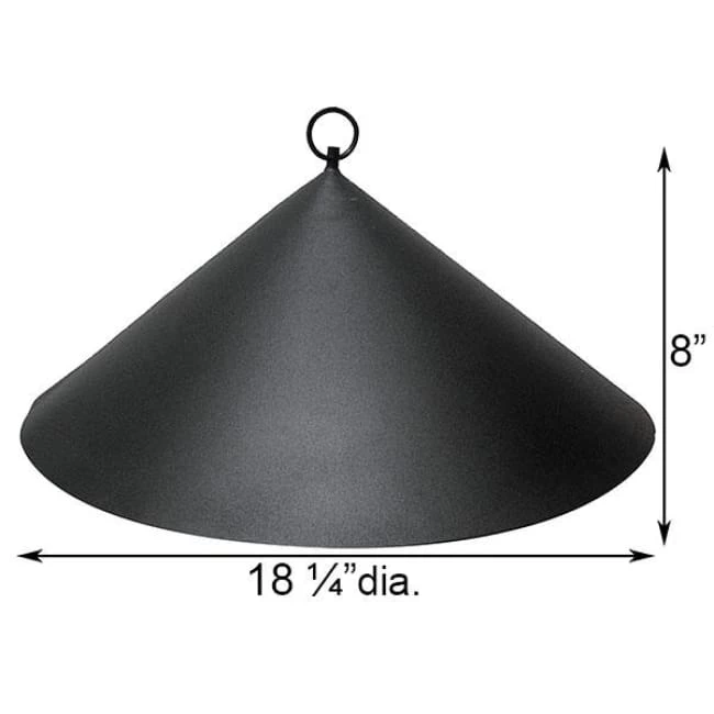 Hanging Black Squirrel Baffle 4 Hanging Black Squirrel Baffle - Image 2