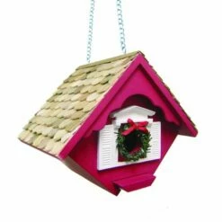 Little Hanging Holiday Wren Cottage 7 Little Hanging Holiday Wren Cottage -US Poultry Supplies Sales Store hanging holiday wren cottage 25 01 50 00 bird house home bazaar birdhousesandbaths 645