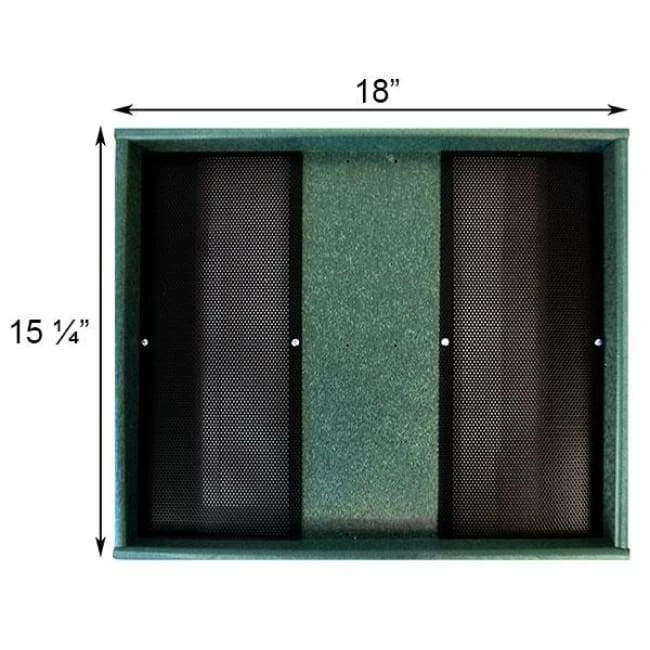 Hanging Platform Green Bird Feeder, Large 4 Hanging Platform Green Bird Feeder, Large - Image 2