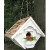 Little Hanging Wren House, White 2 Little Hanging Wren House, White -US Poultry Supplies Sales Store hanging white wren house 25 01 50 00 bird home bazaar birdhousesandbaths 600