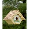 Little Hanging Wren House, Yellow 2 Little Hanging Wren House, Yellow -US Poultry Supplies Sales Store hanging yellow wren house 25 01 50 00 bird home bazaar birdhousesandbaths 172