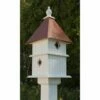 Holly Bird House With Hammered Copper Colored Metal Roof 1 Holly Bird House With Hammered Copper Colored Metal Roof -US Poultry Supplies Sales Store holly bird house hammered copper colored metal roof 150 01 175 00 wing prayer birdhousesandbaths 360