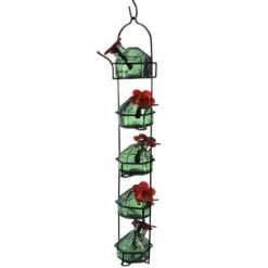 Lunch Pail Hummingbird Feeder, Tall, Green