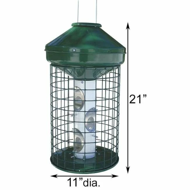 Mixed Seed Caged Bird Feeder 4 Mixed Seed Caged Bird Feeder - Image 2