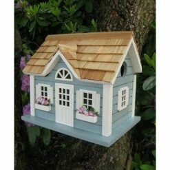 Nantucket Cottage Blue Bird House 7 Nantucket Cottage Blue Bird House -US Poultry Supplies Sales Store nantucket cottage blue bird house 25 01 50 00 home bazaar birdhousesandbaths 175