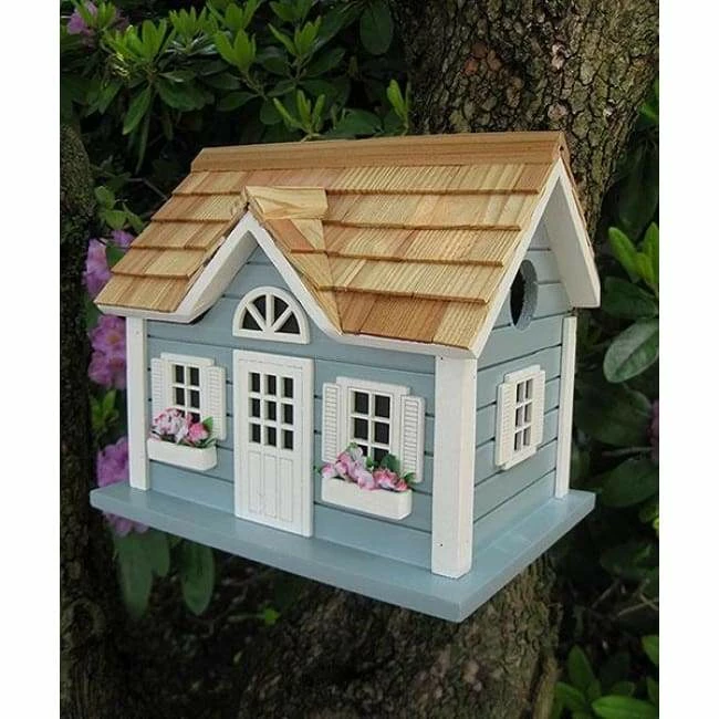Nantucket Cottage Blue Bird House 5 Nantucket Cottage Blue Bird House - Image 3