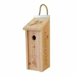 Novelty Wine Crate Cedar Bluebird House