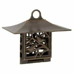 Nuthatch Bronze Colored Suet Feeder