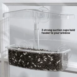 Observer Window Bird Feeder 6 Observer Window Bird Feeder -US Poultry Supplies Sales Store observer window bird feeder 00 01 25 feeders droll yankees birdhousesandbaths 760