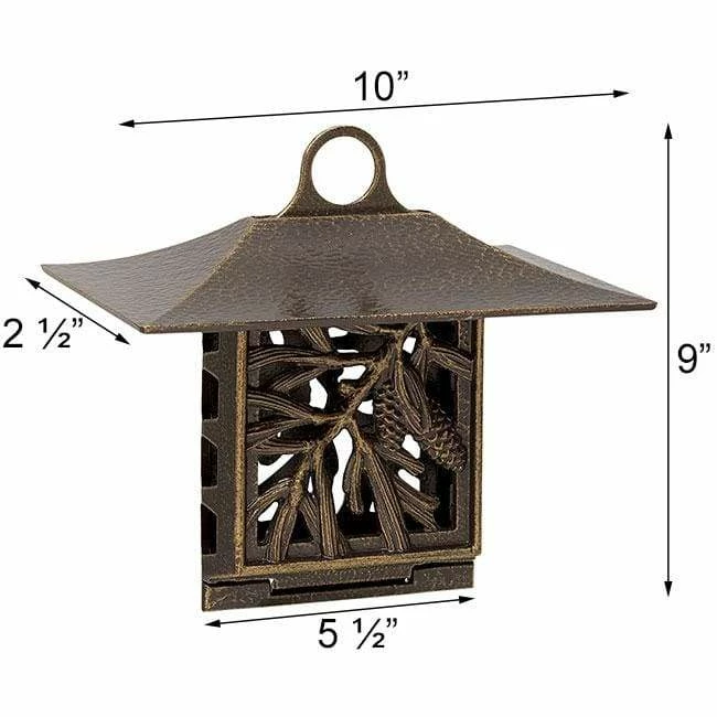 Pinecone French Bronze Colored Suet Feeder 4 Pinecone French Bronze Colored Suet Feeder - Image 2
