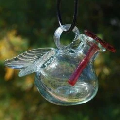 Pixie Hummingbird Feeder, Clear