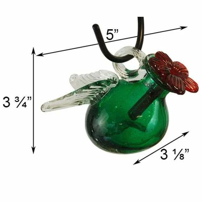 Pixie Hummingbird Feeder, Green 4 Pixie Hummingbird Feeder, Green - Image 2