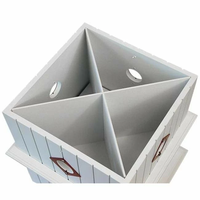 Plantation Bird House With Merlot Red Roof 7 Plantation Bird House With Merlot Red Roof - Image 5