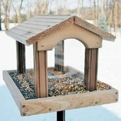Professional Series Large Cedar Hopper Bird Feeder 7 Professional Series Large Cedar Hopper Bird Feeder -US Poultry Supplies Sales Store professional series large cedar hopper bird feeder 50 01 75 00 feeders woodlink birdhousesandbaths 355