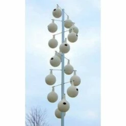 Purple Martin Aluminum Pole For 16 Gourds