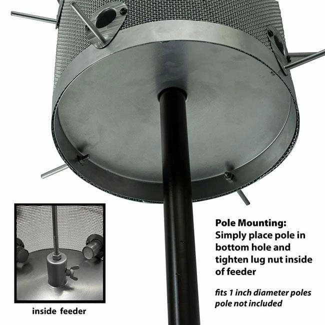 Rustic Farmhouse Mesh Silo Bird Feeder 8 Rustic Farmhouse Mesh Silo Bird Feeder - Image 6