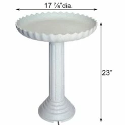 US Poultry Supplies Sales Store -US Poultry Supplies Sales Store scalloped heated bird bath pedestal 125 01 150 00 baths farm innovators birdhousesandbaths 760