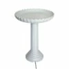 Scalloped Heated Bird Bath And Pedestal 1 Scalloped Heated Bird Bath And Pedestal -US Poultry Supplies Sales Store scalloped heated bird bath pedestal 125 01 150 00 baths farm innovators birdhousesandbaths 819