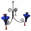Sconce Chandelier Hummingbird Feeder, Blue 1 Sconce Chandelier Hummingbird Feeder, Blue -US Poultry Supplies Sales Store sconce chandelier hummingbird feeder blue 25 01 50 00 bird feeders parasol birdhousesandbaths 290